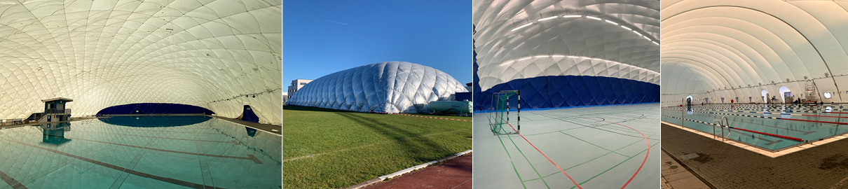 NEUBAU VON TRAGLUFTHALLEN AN FREIBÄDERN UND SPORTANLAGEN